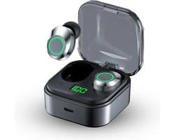 Otiume Mini - Draadloze Oordopjes Hardlopen - Sporten - Fitness - Lange Batterijduur - Zwart - Bluetooth voor Iphone en Android