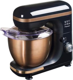 Bestron 4-in-1 Keukenmachine, 7 Snelheidsstanden, incl. Garde, Kneedhaak en Mengarm, met spatscherm & mengkom van 2,5 liter, 1000W, kleur: koper — thumbnail 3