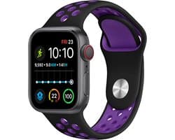 Royal Supplies RF-93 - Smartwatch - Smartwatch Dames - Smartwatch Heren- Screenprotector- Paars/zwart