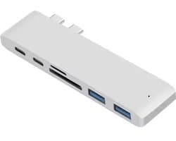 Macbook Pro/Air Docking Station met HDMI 4K - USB-C Hub met 4K HDMI, USB 3.0 en SD Kaartlezer - Docking Station - 7 in 1