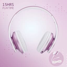 PowerLocus P2 draadloze Over-Ear Koptelefoon Inklapbaar koptelefoon voor kinderen - veilig volume van 85 dB - Bluetooth Hoofdtelefoon - Met microfoon — thumbnail 13