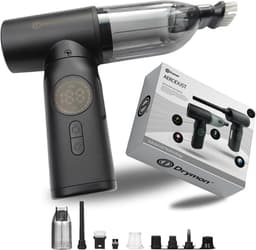 Drymon® Aerodust, stofzuiger en stofblazer - 120W krachtige motor - LED - Kruimeldief - HEPA-filter - Handstofzuiger - Air Duster - Kruimelzuiger - 12-Delig - 5-talige handleiding — thumbnail 1