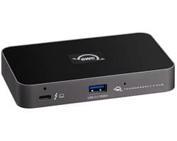 OWC Thunderbolt 4 Hub - 4x Thunderbolt/USB-C + 1x USB A - 60W - Zwart