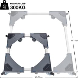 Verstelbare Basis voor Wasmachine, Droger en Koelkast (45-75 cm) — thumbnail 2