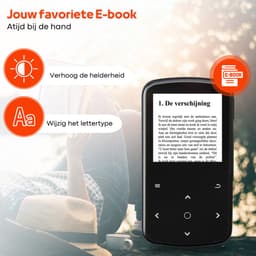 FOXLY® HiFi MP3/MP4 Speler Bluetooth Incl. oordopjes en 32GB SD Kaart - FM Radio - Voice Recorder - Dictafoon - met Clip — thumbnail 5