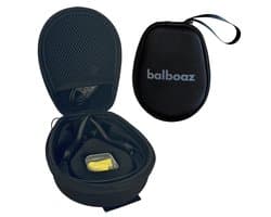 balboaz Hard Cover Opberg Case Voor Bone Conduction Headphone | Geschikt voor Shokz OpenRun Pro Open Ear | Hardcover Opberghoes | Beschermhoes | Tas | Hoesje | Opbergtas | Zwart