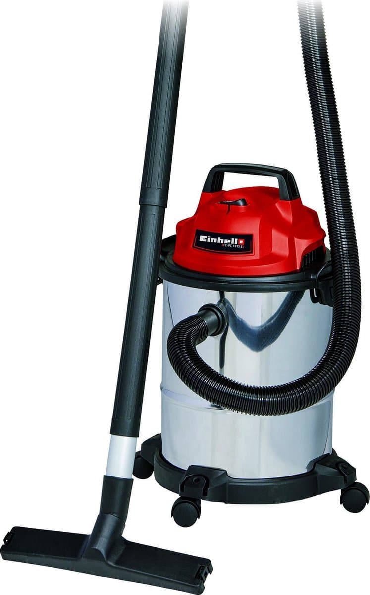 Einhell TC-VC 1815 S - Stofzuiger - Nat/Droog - RVS - 1250 W — afbeelding 1