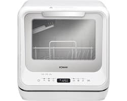 Bomann TSG 5701 -  mini vaatwasser, campingvaatwasser – wit