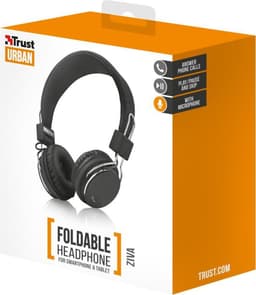 Trust Ziva Headset Hoofdband 3,5mm-connector Zwart, Chroom — thumbnail 5