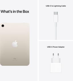 Apple iPad mini (2021) - 8.3 inch - WiFi - 64GB - Sterrenlicht - 6e generatie — thumbnail 8