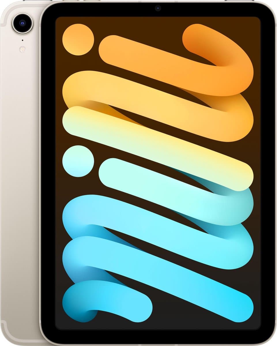 Apple iPad mini (2021) - 8.3 inch - WiFi + 5G - 64GB - Sterrenlicht - 6e generatie — afbeelding 1