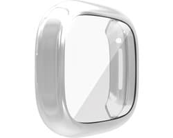 Case geschikt voor Fitbit Versa 3 - Zilver - Siliconen