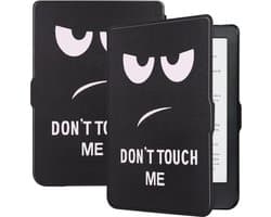 Hoes Geschikt voor Kobo Clara HD - E-reader Hoesje Bescherm Hoesje Case Sleep Cover - Hoes Geschikt voor Kobo Clara HD Hoesje - Don't Touch Me