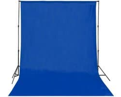 Bluescreen - 200 * 300cm - Uittrekbare blauw screen - fotostudio met Chromakey effect - film shooting background - backdrops fotografie - fotografie, video en televisie bluescreen - blauw fotodoek - Achtergronddoek Voor Fotostudio