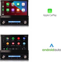 1 din Autoradio klapscherm | CarPlay & Android Auto — thumbnail 3