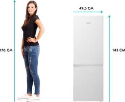 ETNA KCV143ZWA - Koel-vriescombinatie - Verwisselbare draairichting - Zwart - 143 cm — thumbnail 11