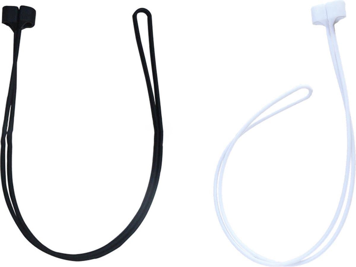 2x Somstyle Magnetische Band Geschikt Voor Apple Airpods 1 / 2 / 3 / Pro 1 & 2 - Anti Lost Siliconen Strap Voor Draadloze Oordopjes - Koord - 70cm — afbeelding 1
