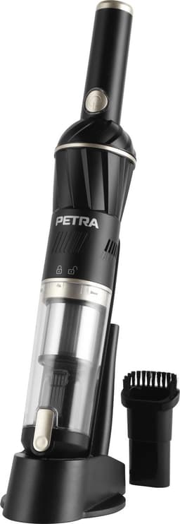 Petra draadloze stofzuiger - oplaadbare handheld stofzuiger van 11.1 V- oplaadstation voor op tafelblad- capaciteit van 100ml- Autostofzuiger met HEPA-filter- 20 minuten te gebruiken — thumbnail 1