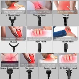 Massage gun - Massage apparaat - Professioneel - Massagegun - Must have voor iedereen! — thumbnail 5