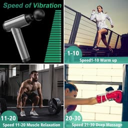 Massage gun - Massage apparaat - Professioneel - Massagegun - Must have voor iedereen! — thumbnail 2