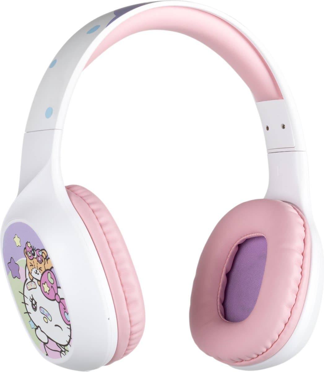 Hello Kitty - draadloze over-ear koptelefoon - 30 uur speeltijd - microfoon - bluetooth 5.3 - verstelbaar — afbeelding 1