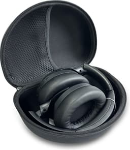 PowerLocus Koptelefoon Case - Koptelefoon Hoes- Hardcover – Harde Beschermhoes voor voor opvouwbare koptelefoon - Over Ear & On-Ear - Zwart — thumbnail 5