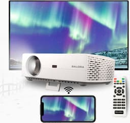 Salora BEAMER6042 - Beamer - Projector - Mini beamer - Full HD - 400 Ansi Lumens - Mirror cast — thumbnail 1