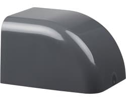 Evolar Airco Eindkap - Donker Antraciet - 90 x 65 MM