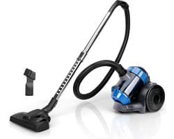 Aigostar 33YAM - Stofzuiger Zonder Zak - Vacuum Cleaner Zakloos - 2L - HEAP 12 filter - 800W - Snoerlengte 6.5 meter - Blauw