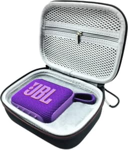 Beschermhoes geschikt voor JBL Go 4 Bluetooth Speaker - Hard case - Reis - Zwart — thumbnail 1