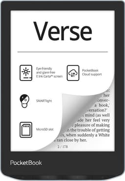 PocketBook Verse e-book reader 8 GB Wifi Lichtblauw — thumbnail 4