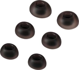 kwmobile 6x cover voor in-ear oortjes geschikt voor JBL Live Pro 2 TWS - Vervangende oordopjes in poederroze — thumbnail 2