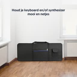 Áengus Keyboardtas voor 61 Toetsen – Keyboard Softcase – Draagtas & Rugtas – Tot 101 cm — thumbnail 5
