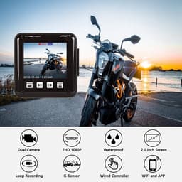 Dual Dashcam - Dashcam Voor en Achter - Auto Camera Dashcam - Dashcam Auto - Dual Dashcam voor Auto — thumbnail 3