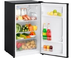 KitchenBrothers Koelkast - 88L - Tafelmodel - IJskast - Frigo - Vrijstaand - Zwart