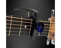 Stevige universele 3 in 1 Capo - Capo met plectrum houder - Brugpin puller - Gitaar - Elektrische gitaar - ukulele - Mandoline