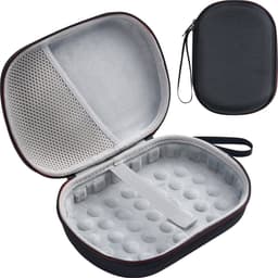 YONO Koptelefoon Hoes geschikt voor JBL - Sony - Bose - Opberghoes - Hard Case - On-ear/Over-ear - Zwart - Ovaal — thumbnail 3