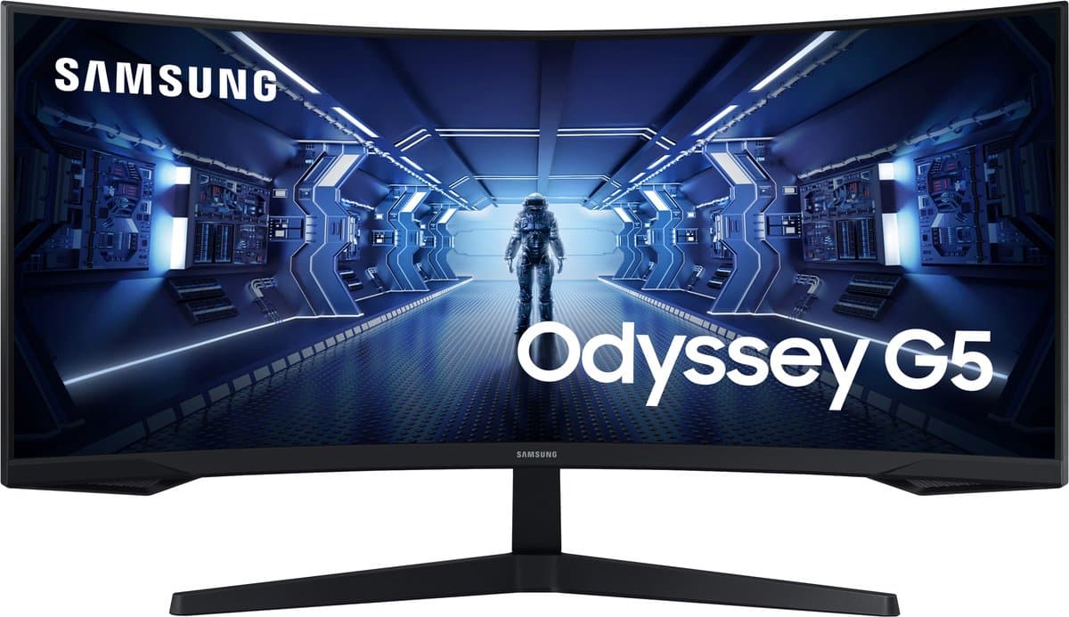 Samsung Odyssey G5 LC34G55TWWPXEN Curved — afbeelding 1