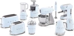 SMEG ECF01PBEU - Handmatige espressomachine - Pastelblauw - Stoompijp — thumbnail 2