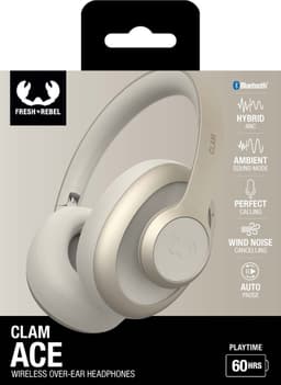 Fresh 'n Rebel Clam Ace – Draadloze Bluetooth Koptelefoon met Active Noise Cancelling - 60 uur Speeltijd - Met volume wiel - Silky Sand — thumbnail 3