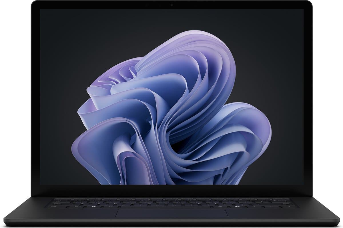Microsoft Surface Laptop 6 Intel Core Ultra 7 165H 38,1 cm (15") Touchscreen 32 GB LPDDR5x-SDRAM 1 TB SSD Wi-Fi 6E (802.11ax) Windows 11 Pro Zwart — afbeelding 1