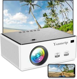 5G + WiFi Full HD 1080P Mini Projector 8000L voor Thuisbioscoop met TV Stick/Telefoon/PS5 — thumbnail 1
