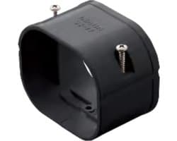 Evolar Airco Verbindingsstuk - Zwart - 75 x 63 MM