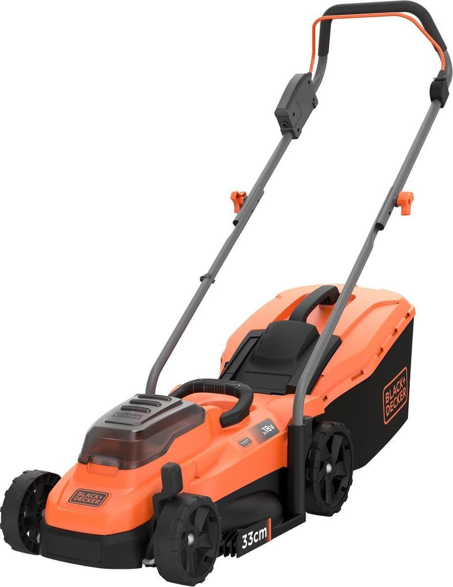 BLACK+DECKER 18V 33cm Grasmaaier, 35L opvangbak zonder accu en lader - BCMW3318N-XJ — afbeelding 1