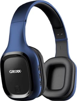 Grixx Bluetooth Koptelefoon On-Ear – Draadloos & Bedraad – Microfoon – 10 uur batterij – Lichtgewicht (150g) – Blauw — thumbnail 15