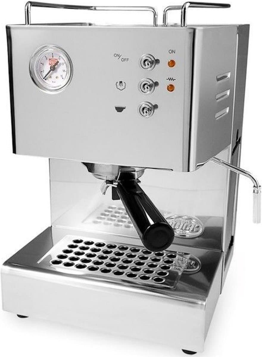 Quickmill 3000 pistonmachine espressomachine met stoompijp en Koepoort Koffie baristapakket — afbeelding 1