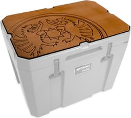 Petromax plak/bescherm plaat kx50 bruin met draak embleem — thumbnail 3
