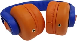 DKT Eduline Flexifoon blauw/oranje flexibele hufterproof koptelefoon hoofdtelefoon kinderen voor gebruik in de school klas — thumbnail 3