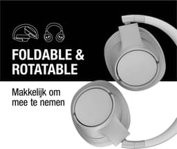 Fresh 'n Rebel Clam Core - Draadloze Bluetooth Koptelefoon - Over-Ear - 45 uur Speelduur - Ice Grey — thumbnail 4