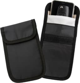SBG Faraday Bag - Universeel Blokkerende Telefoonzak - RFID Blokkeertas voor Telefoons - Pouch voor Autosleutels - Signaal Blokkerende Zak - Zwart — thumbnail 1